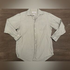 BROOKS BROTHERS TAN AND WHITE HOUNDSTOOTH PRINT DRESS SHIRT - Size 32/33 SKU:332